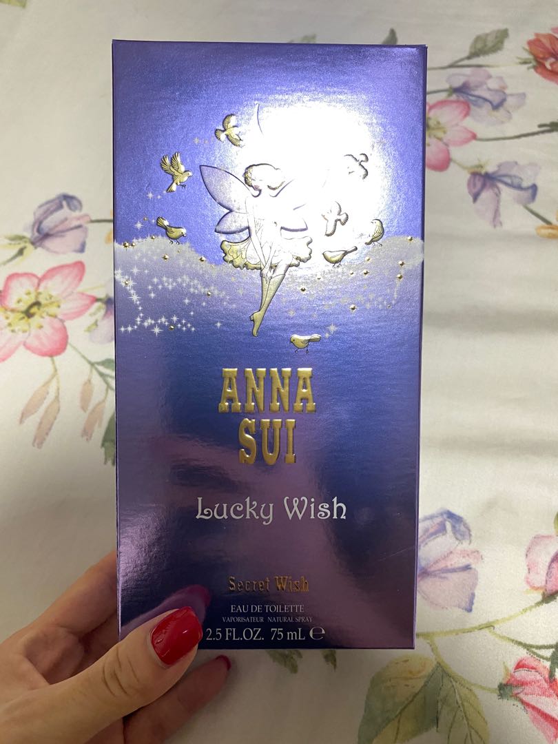 ANNA SUI lucky wish EDT 75ml, Beauty & Personal Care, Fragrance ...