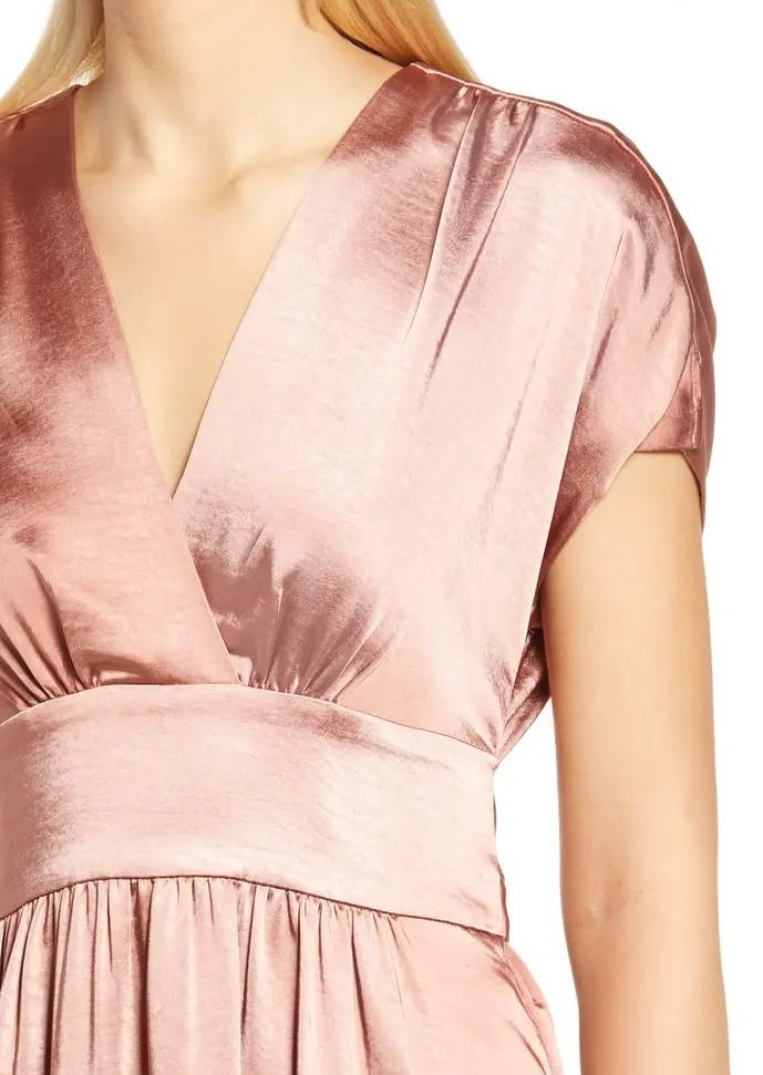 Anne klein washed satin midi dress Clearance