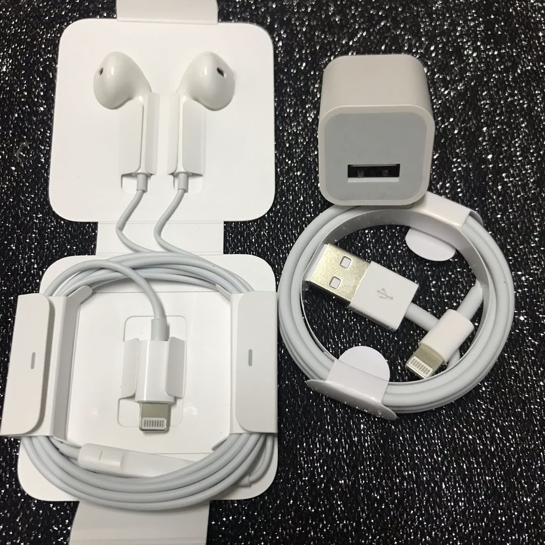 Apple iPhone Charger Lightning Cable Adapter Lightning Earpods, Mobile