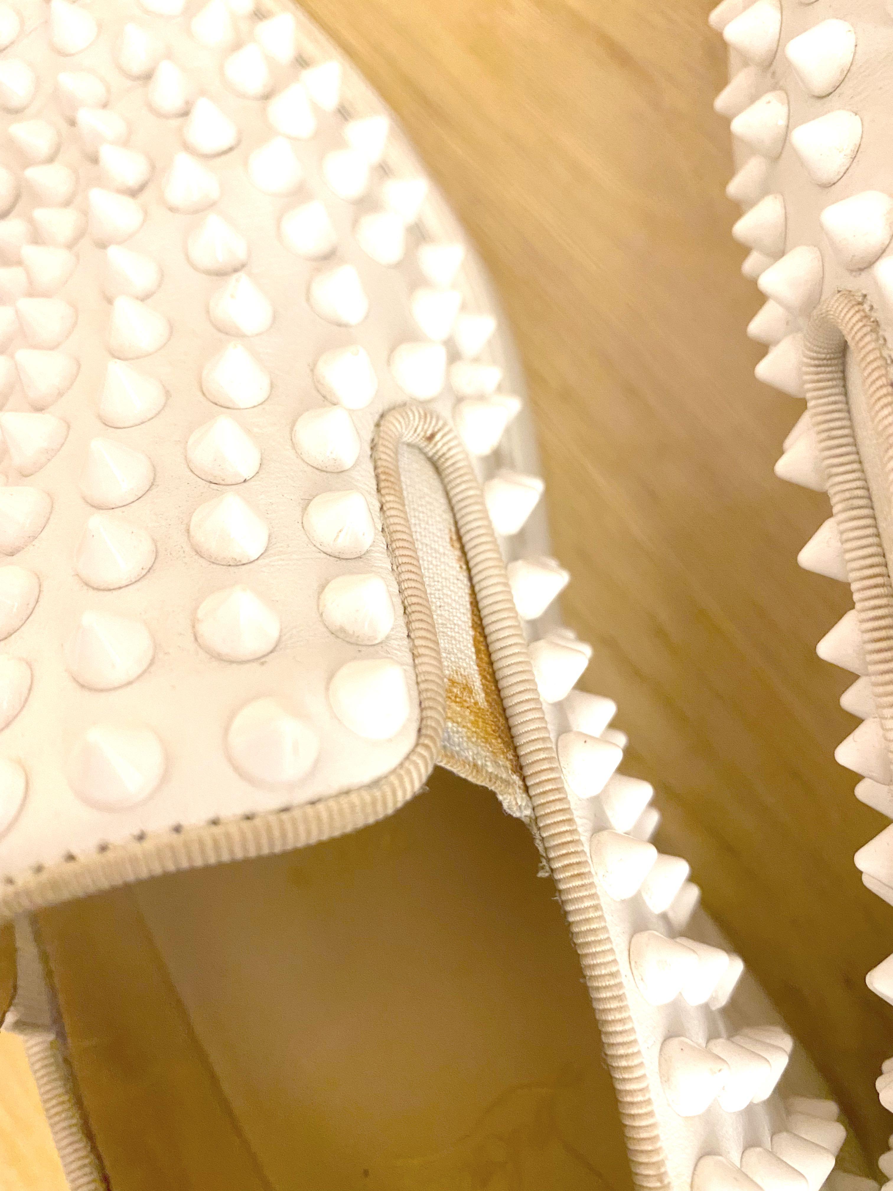 White and on sale gold louboutin