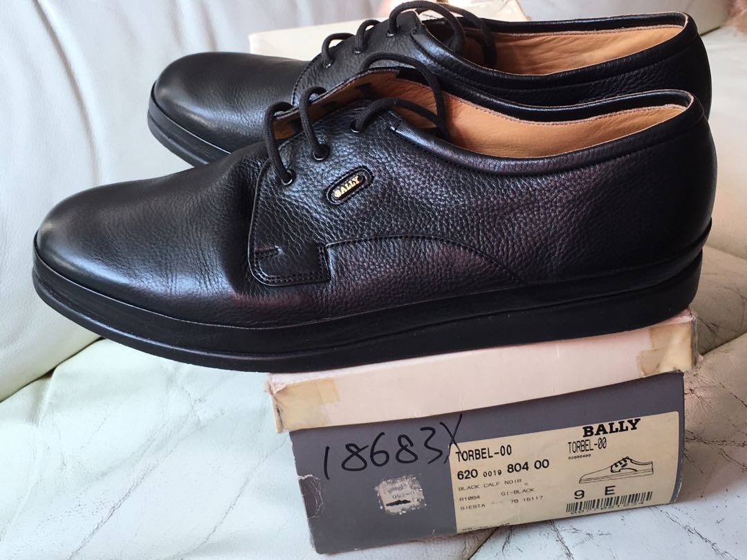 Bally men s dress shoes black