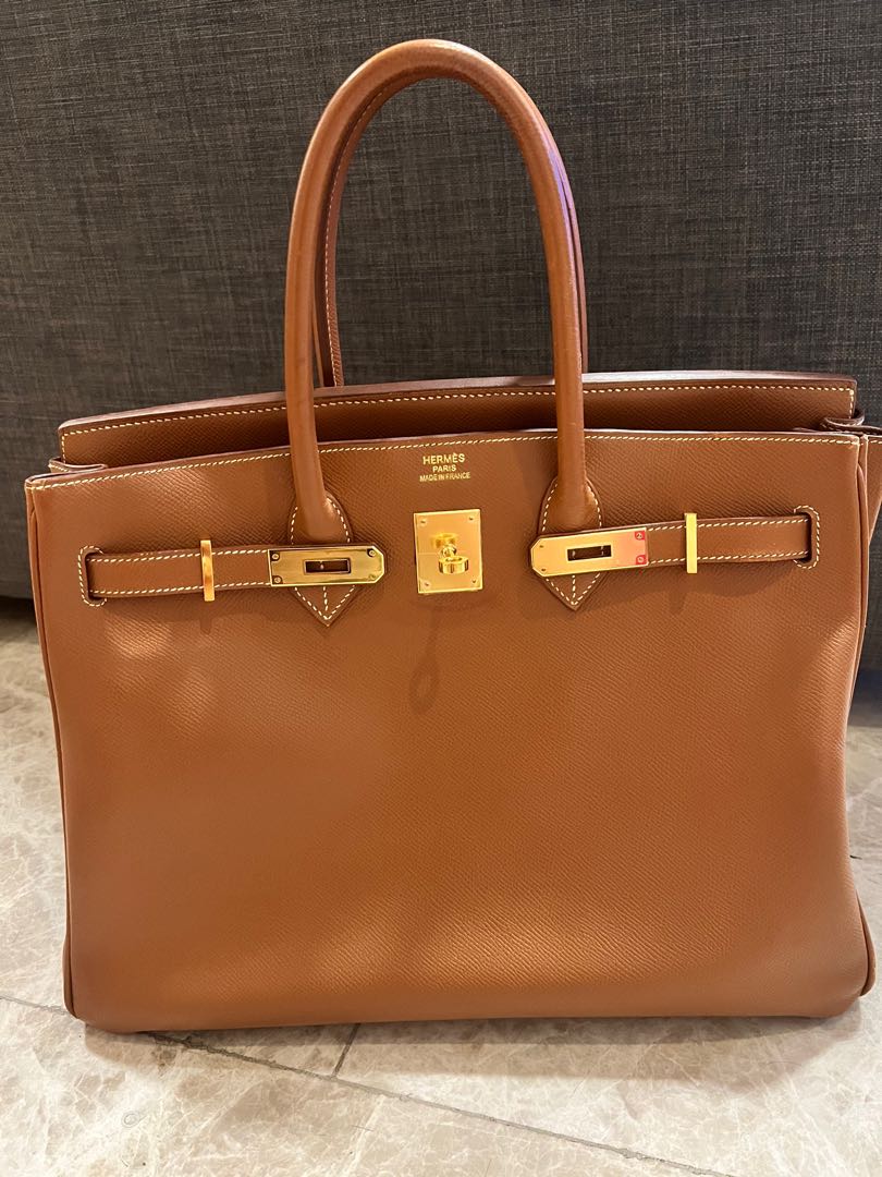 Hermes Birkin 35 Gold Epsom Ghw A  Women handbags, Hermes bag birkin, Bags