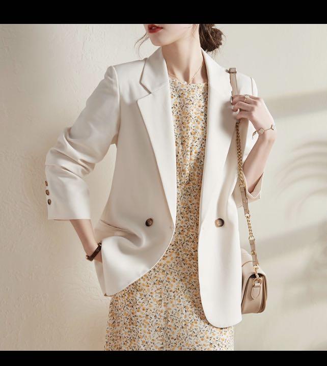 White female suit jacket sale