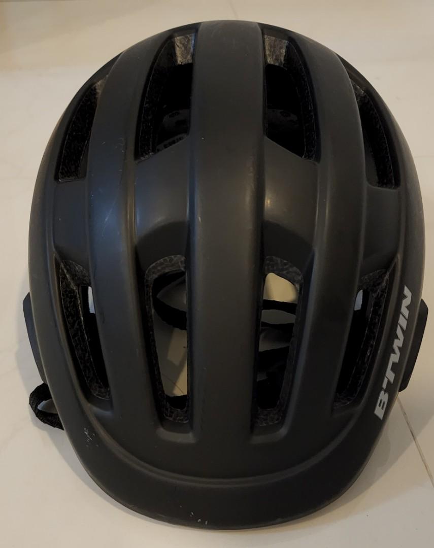 BTWIN CBH 500 Helmet Black Size L Sports Equipment Bicycles