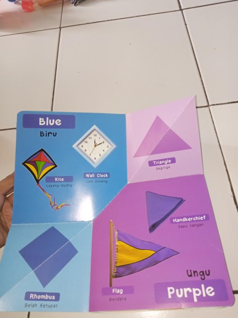 Buku warna dan bentuk anak - buku popup, Buku & Alat Tulis, Buku Anak