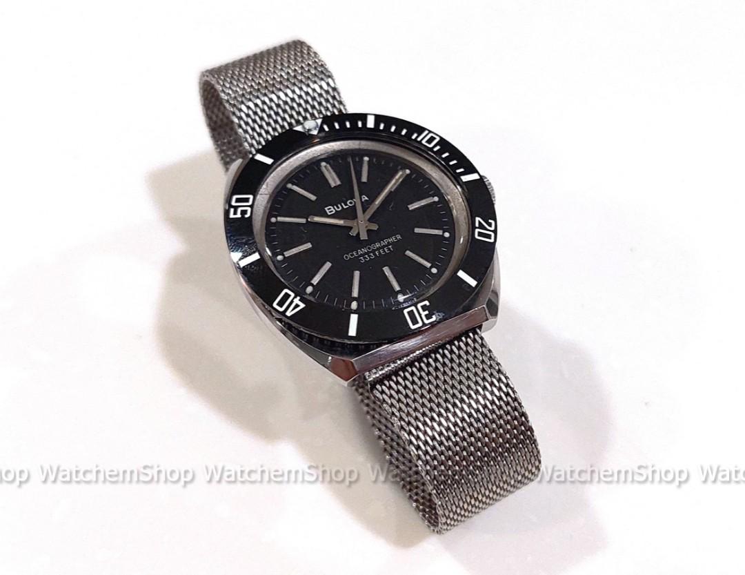 Bulova oceanographer shop automatic 333 feet