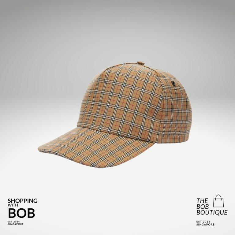 Burberry trucker hat discount