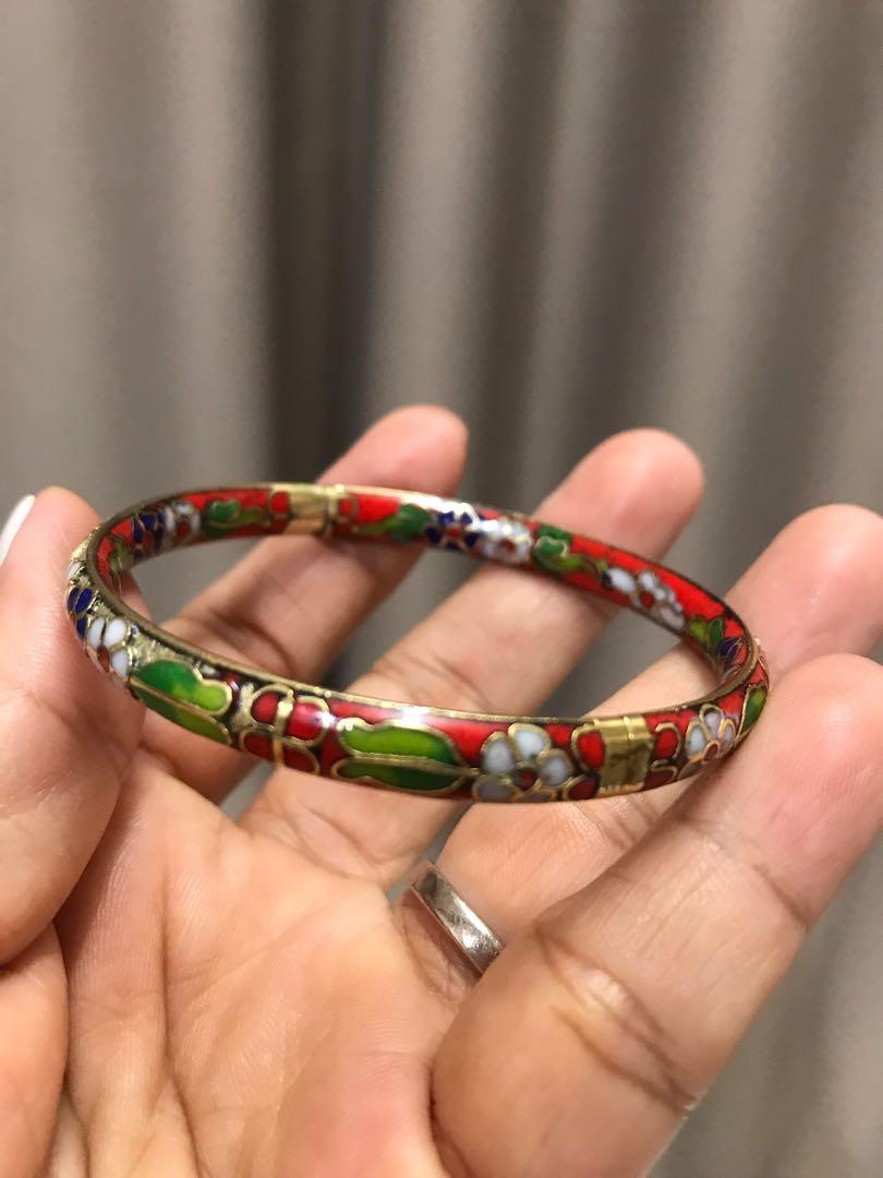 Cloisonne bangle bracelet store