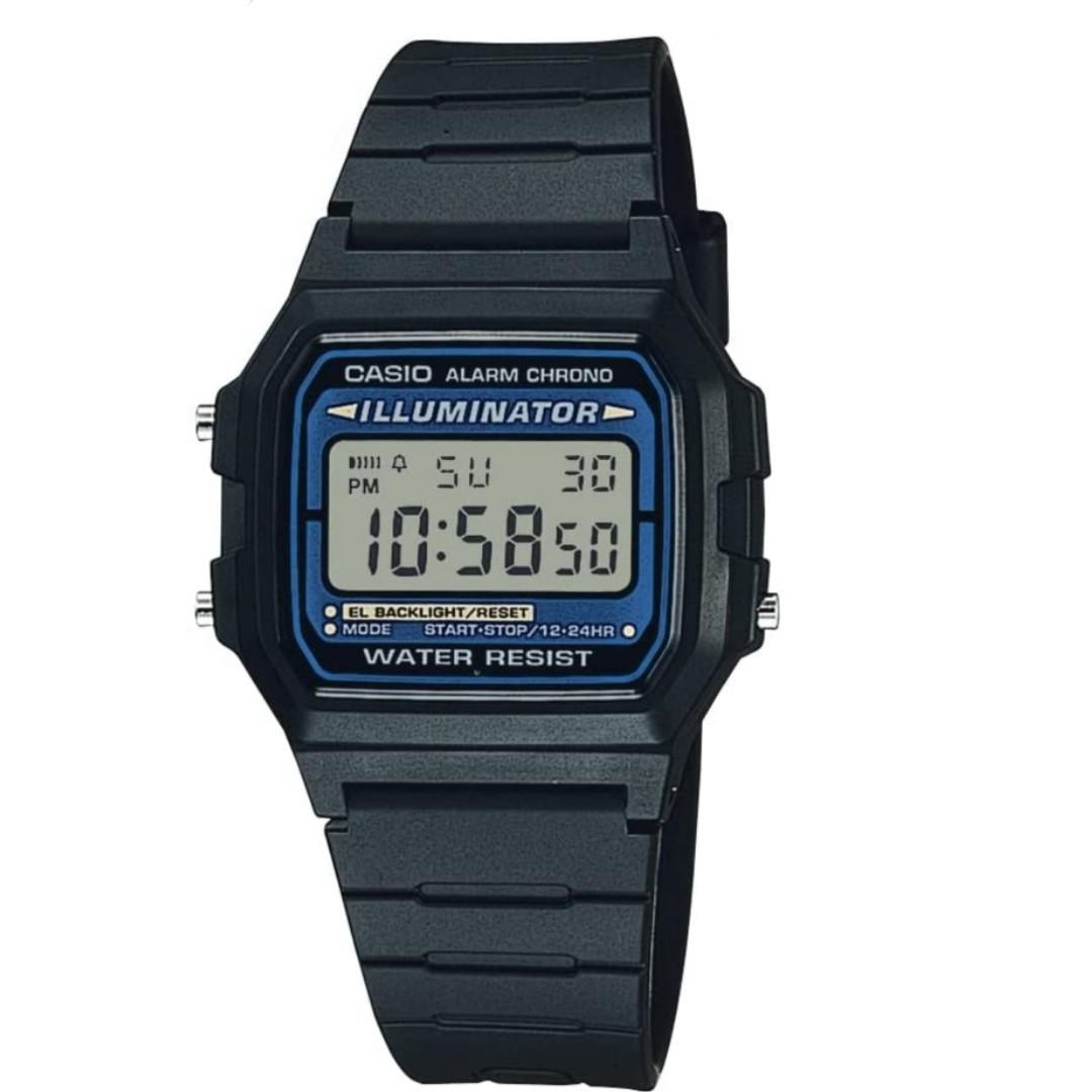 Casio illuminator blue watch online