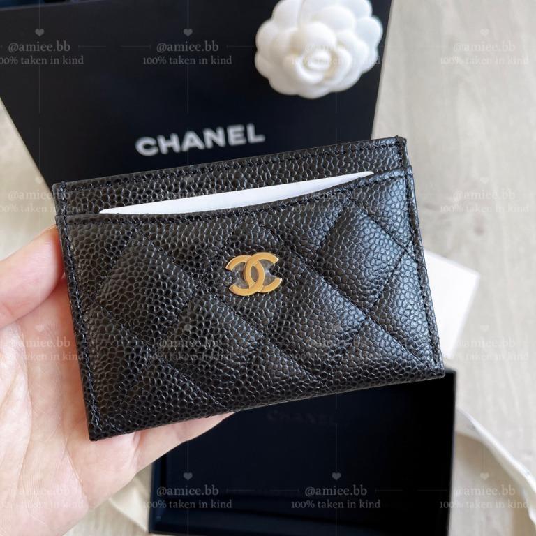 REVIEW] Chanel Classic Card Holder Caviar Grained Calfskin & GHW