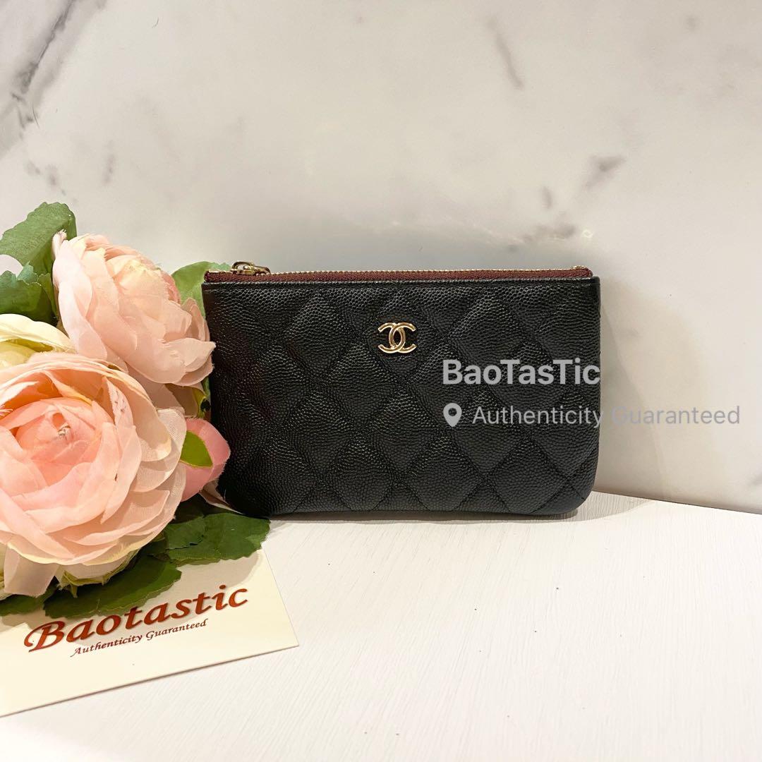 Mini O Case / Mini Pouch Black Caviar Gold Hardware GHW, Luxury, Bags &  Wallets on Carousell