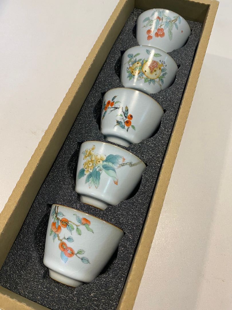 Chinese Tea Cups, Furniture & Home Living, Kitchenware & Tableware