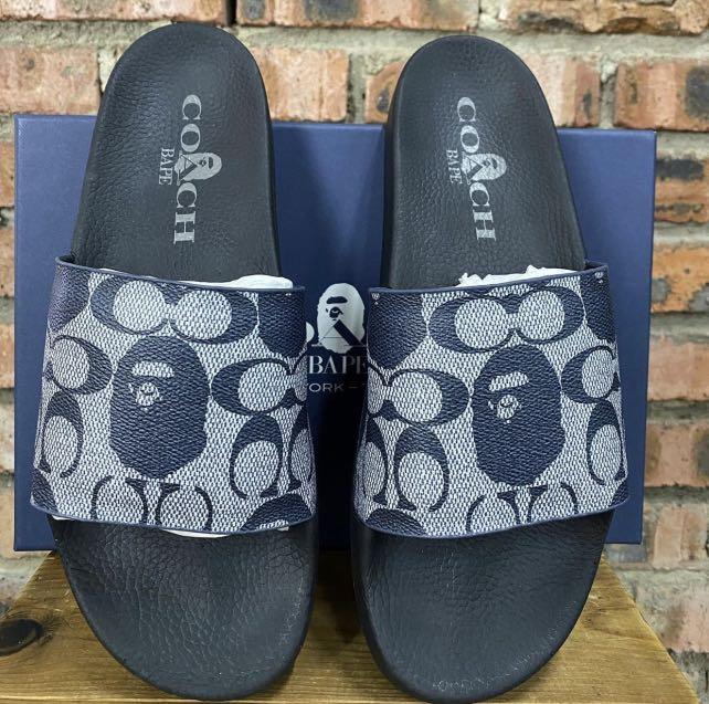 coach bape sandals