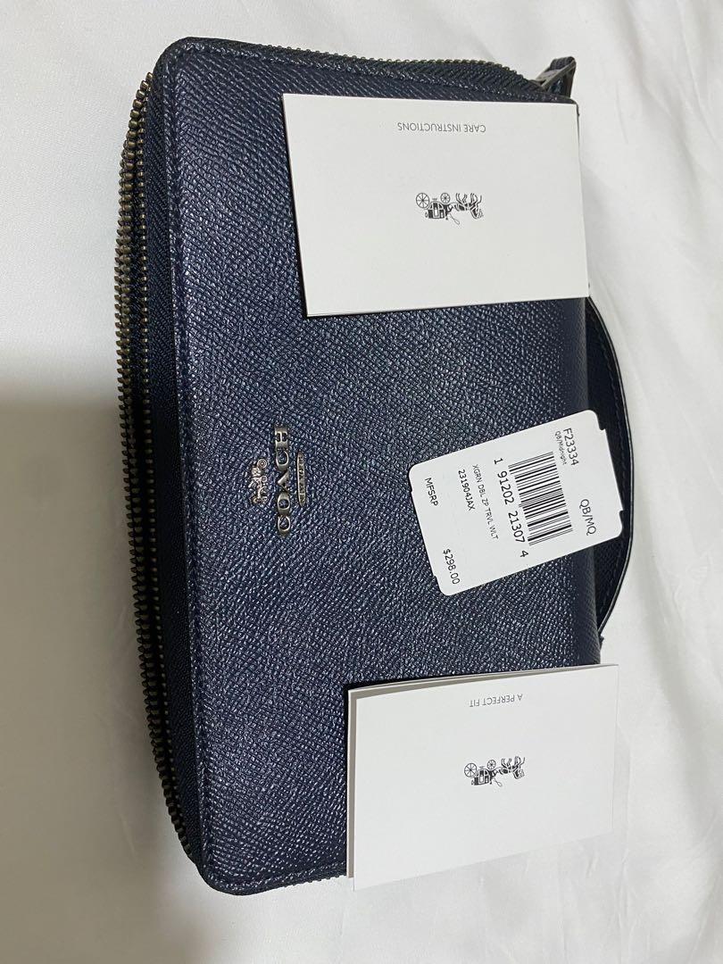 Coach Double Zip Travel Organizer, Women's Fashion, Bags & Wallets