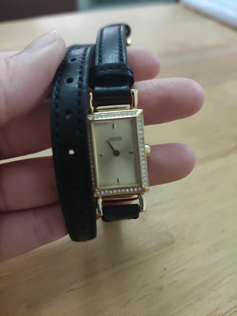 Double wrap strap watch shop