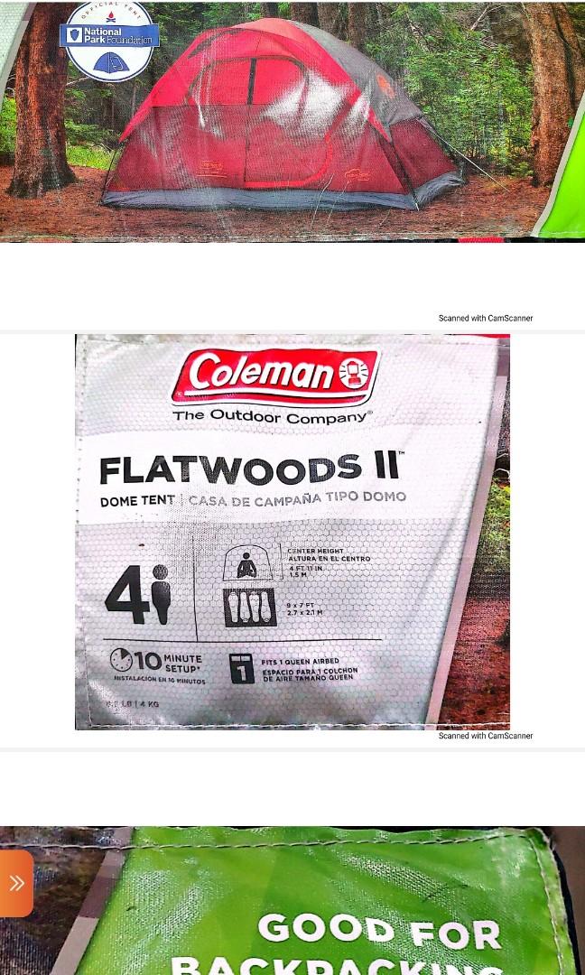 Coleman Tent Flatwoods II 4pax