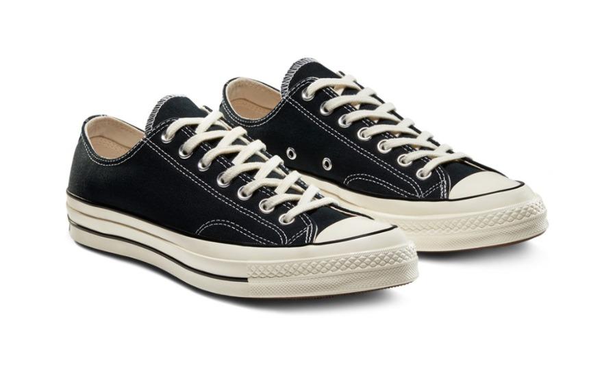Converse Unisex Chuck Taylor All Star 70 Low Top Sneakers Black Black Egret 162058C Retails at 119.90 Size US Mens 12 US Women 14 UK 12