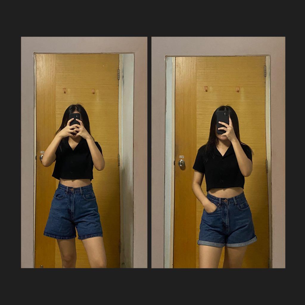 cotton on high rise flashback shorts hws highwaist high waist high