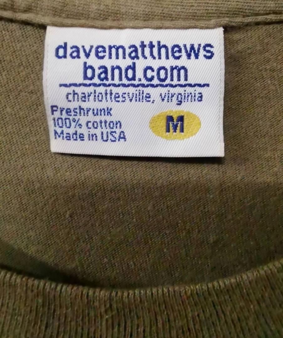 Dave Matthews Band Tshirt, Men's Fashion, Tops & Sets ...