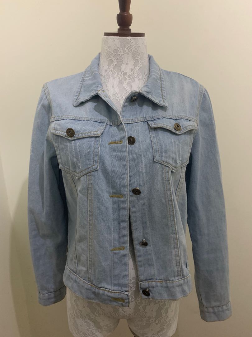 Denim jacket, Women's Fashion, Coats, Jackets and Outerwear on Carousell