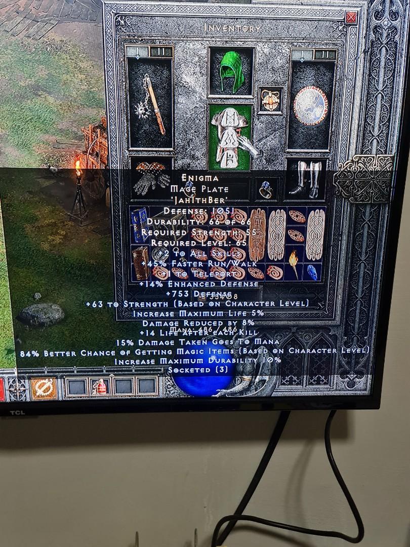 Diablo 2 D2R Hammerdin set, Video Gaming, Gaming Accessories, InGame