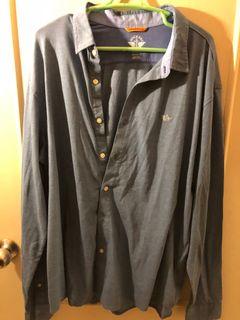 Dockers Long Sleeved Modern Fit Casual Button Up Shirt