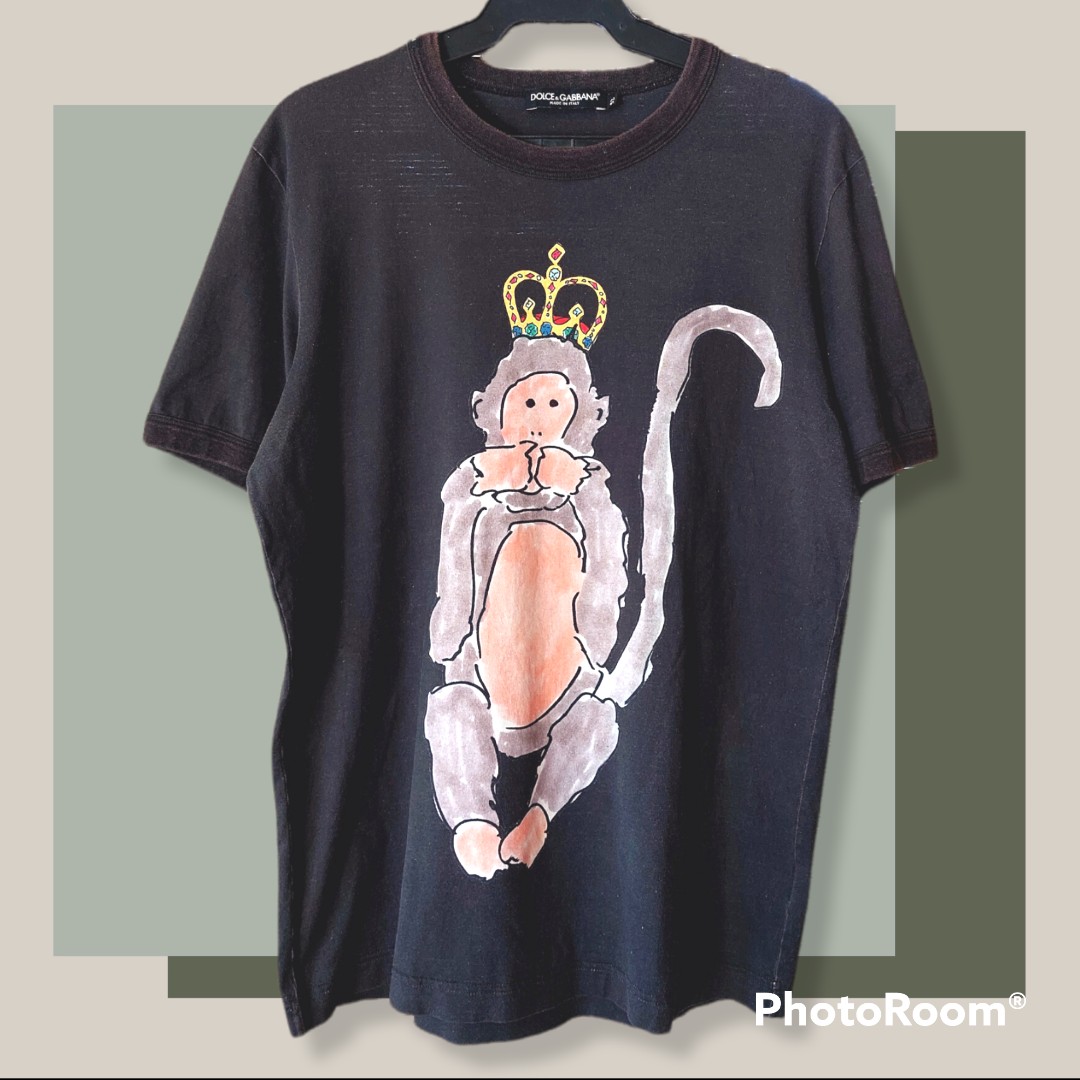 Dolce and gabbana outlet monkey t shirt