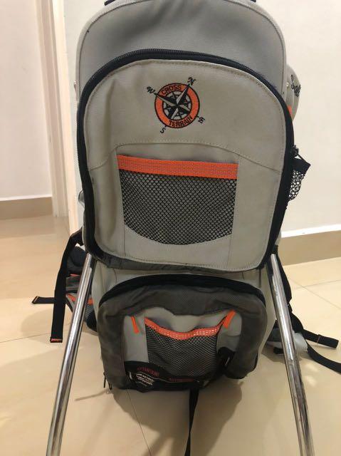 Evenflo snugli cross terrain baby carrier hiking sales backpack