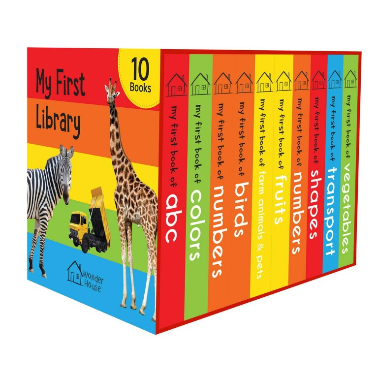 First 100 Board Book Box Set 3 Books Hz1049 Hobbies And Toys Books