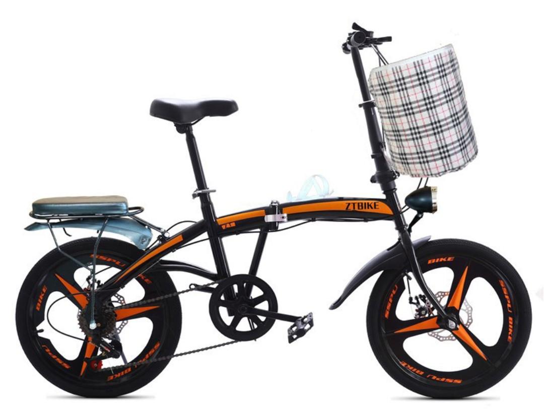Foldable Bike folding bicycle TRI spoke sports 20 inch men women mrt 7 Speed foldie racing road offroad installment Sports Equipment Bicycles Parts Bicycles on Carousell