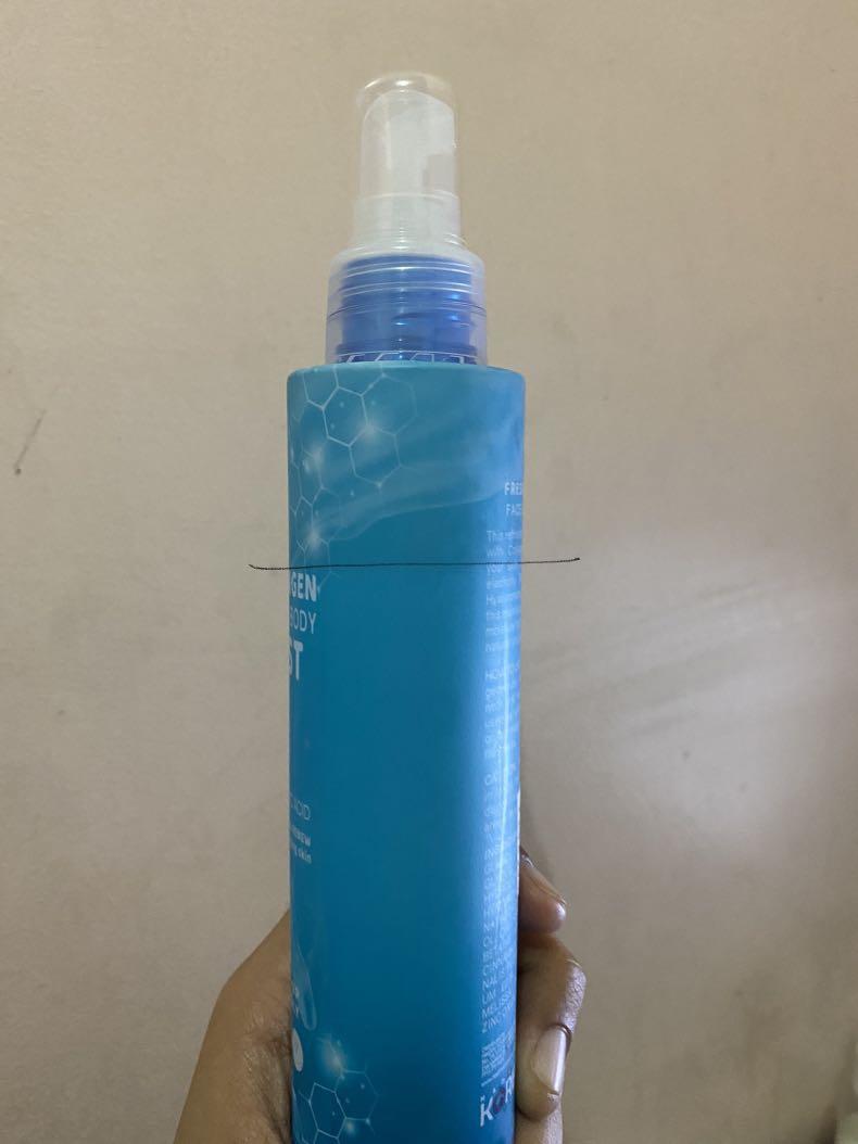 FRESH Collagen Face & Body Mist Makeup Spray (Category: Face Care) located in Mabalacat. Submitted by fleekify (Listing ID 1154387448, Image 2). Description: Last price posted! Can act as toner, moisturizer, makeup setting spray Rfs: Di ko masyadong nagagamit dahil di naman lumalabas Bought this March at Watsons.
