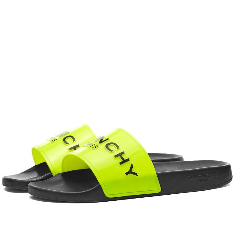 Givenchy neon slides best sale
