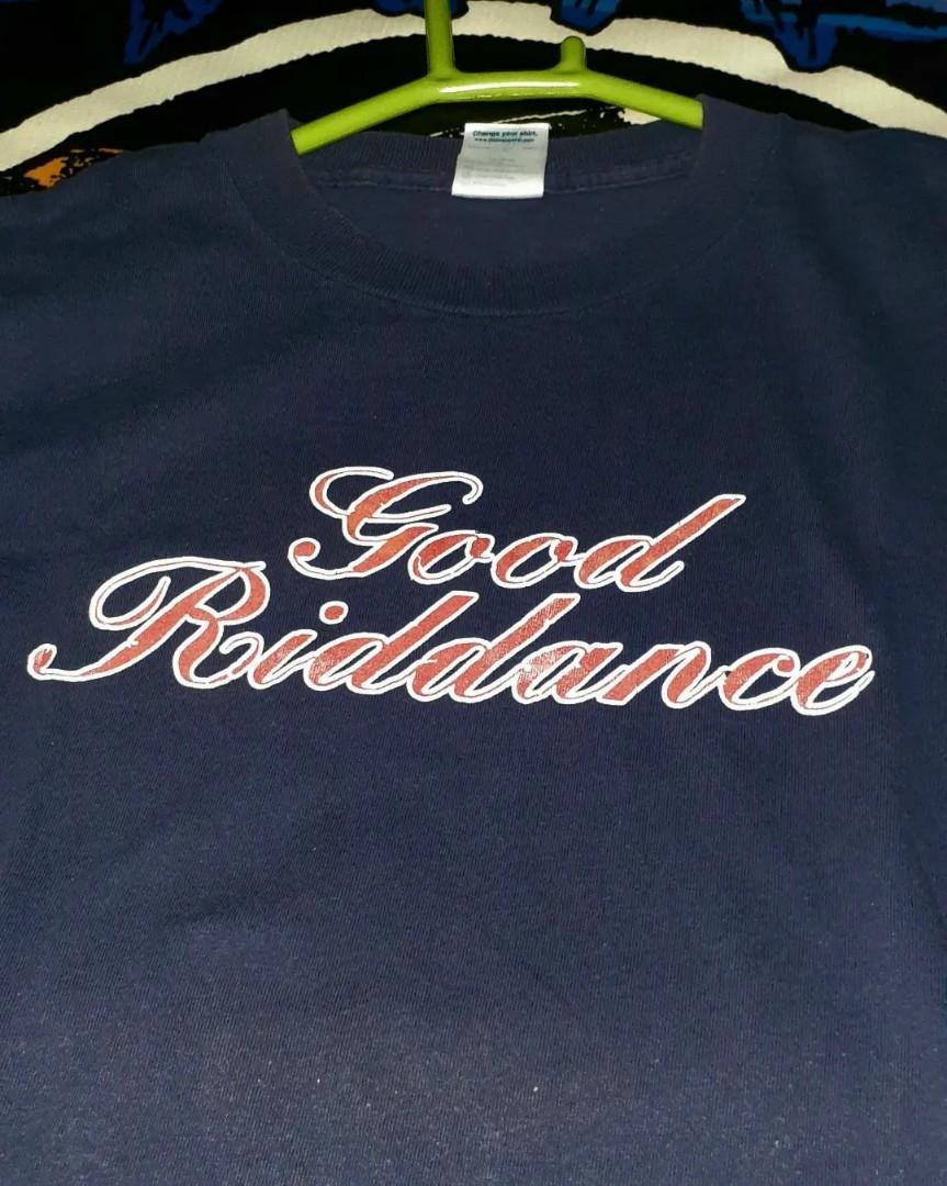 GOOD RIDDANCE 1999 T-shirt, Fesyen Pria 
