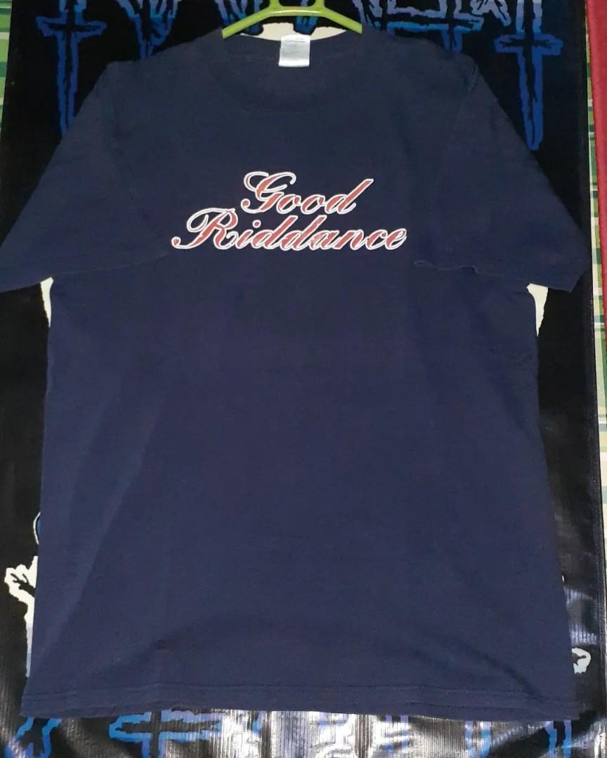 GOOD RIDDANCE 1999 T-shirt, Fesyen Pria 