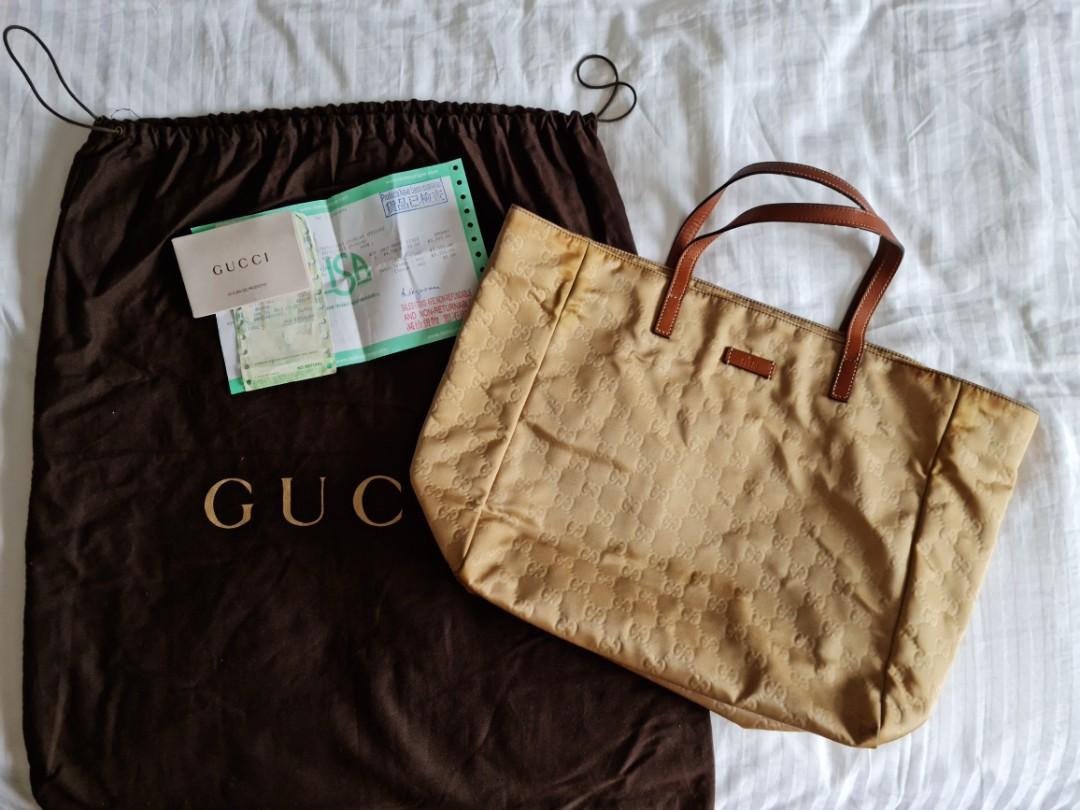 Gucci nylon tote shop