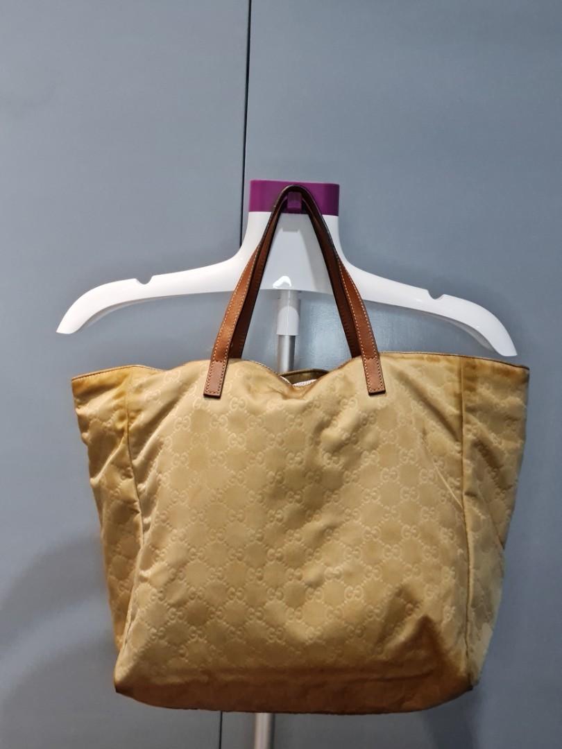 Gucci guccissima nylon tote Luxury Bags Wallets on Carousell