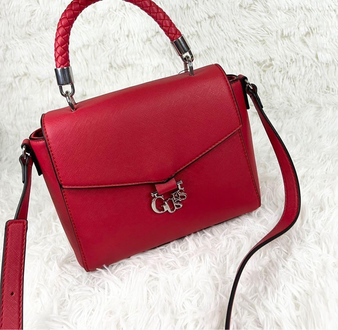 Guess, Bags, Guess Mini Sling Shoulder Red Bag 267