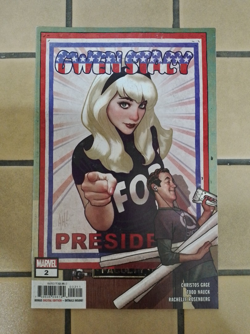 Gwen Stacy Adam Hughes Cover Art Marvel Comics Cover Price Usd Hobbies Toys