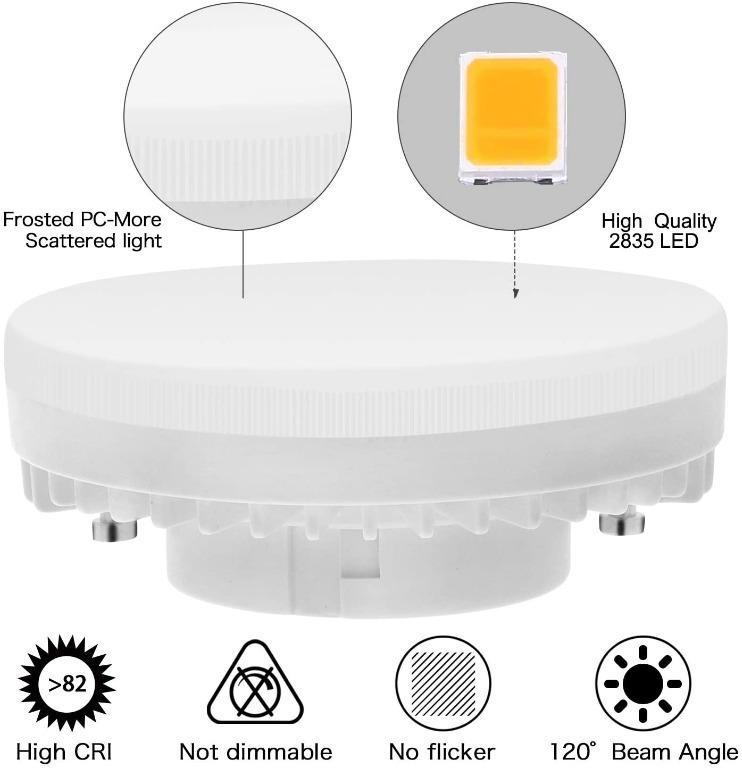 9W GX53 LED Lightbulb Warm Neutral Cool White Daylight Light Bulb Lamp 750lm 