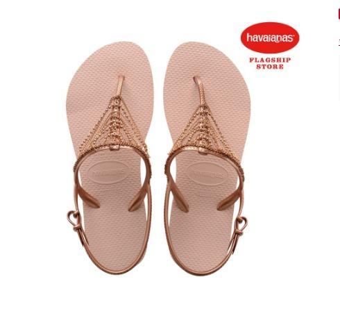 Havaianas freedom rose gold cheap