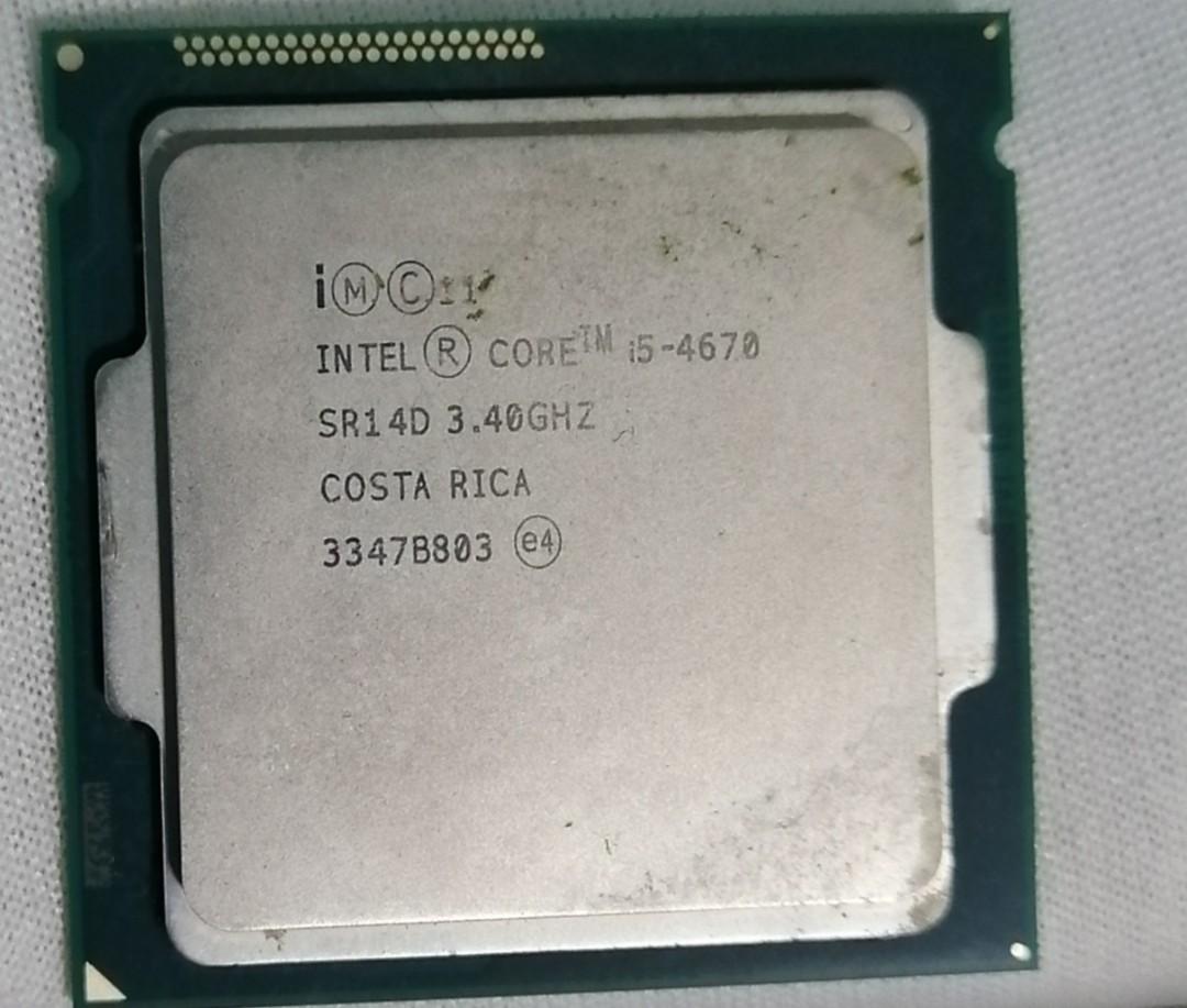 I5 4670 Socket 1150 Computers Tech Parts Accessories Computer Parts on Carousell
