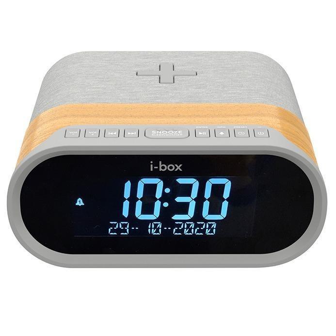 ibox Daybreak Alarm Clock DAB/DAB+/FM Radio Wireless Charging
