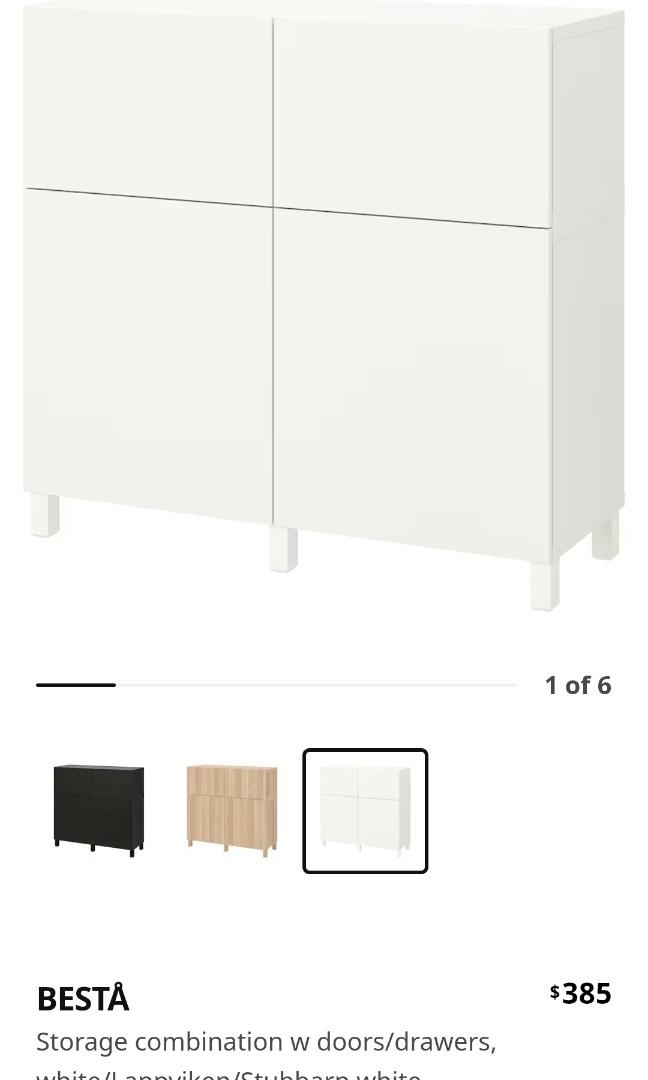 Ikea besta 4 door cabinet, Furniture & Home Living, Furniture, Shelves,  Cabinets & Racks on Carousell
