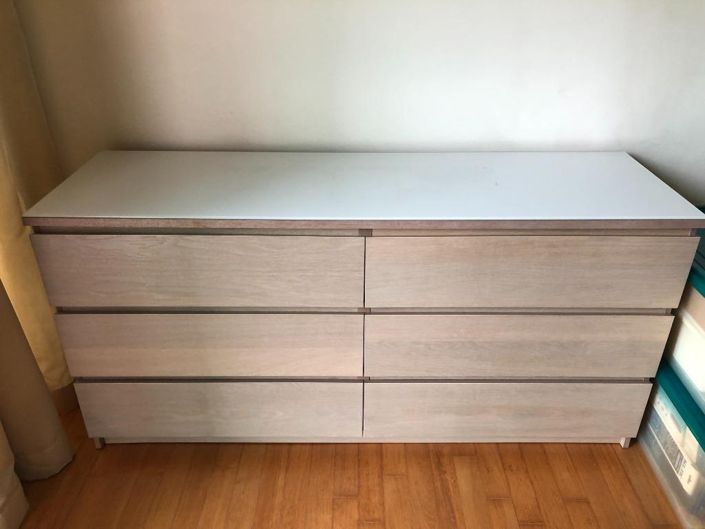 Glass for 2024 malm dresser