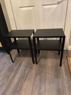 IKEA metal nightstands/ side tables