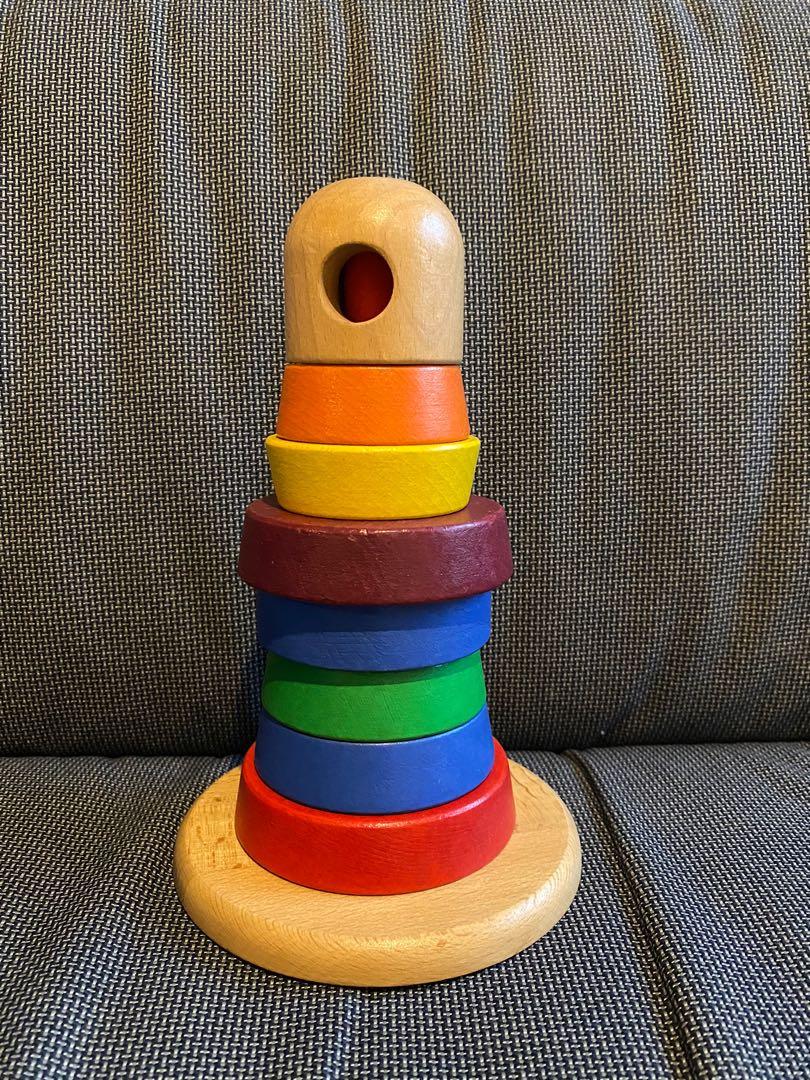 Ikea wooden discount stacking toy