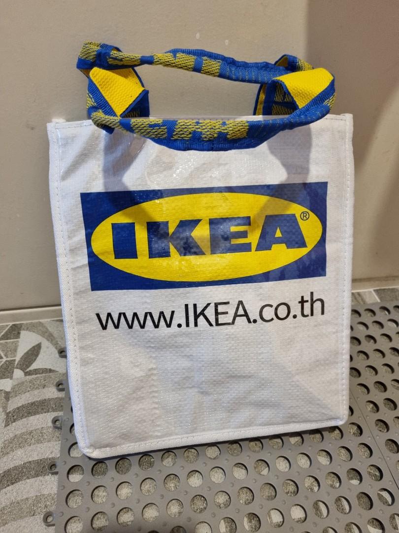 Improvised White Ikea Bag Small Strap Tote, Women's Fashion, Bags