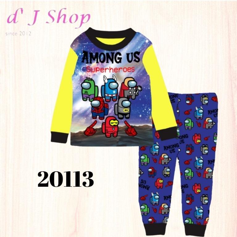 INSTOCKS! AMONG US PAJAMAS ROBLOX PAJAMAS AMONG US PAJAMAS ROBLOX