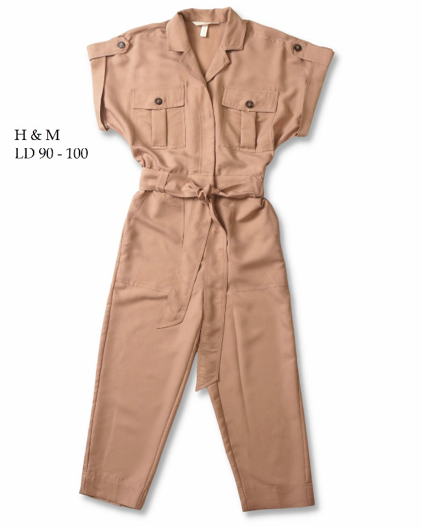 Jumpsuit Boiler Suit H M DK2.25 Fesyen Wanita Pakaian Wanita