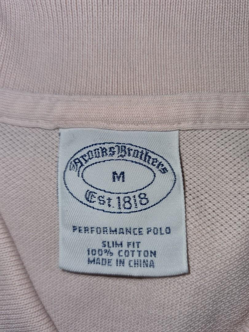 Kaos polo pink brooks brother